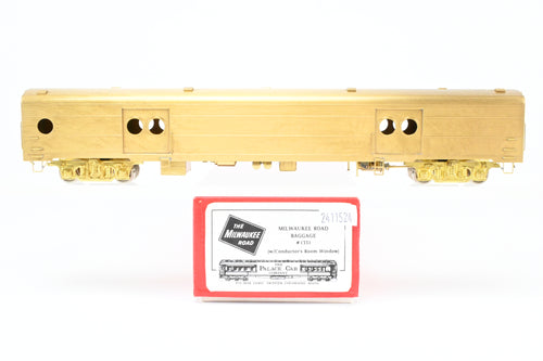 HO Brass The Palace Car Company MILW - Milwaukee Road Baggage #1331 w/Conductors Room Window