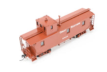 Load image into Gallery viewer, HO Brass CON NBL - North Bank Line GN - Great Northern 33' Truss Rod Caboose FP No. 90628
