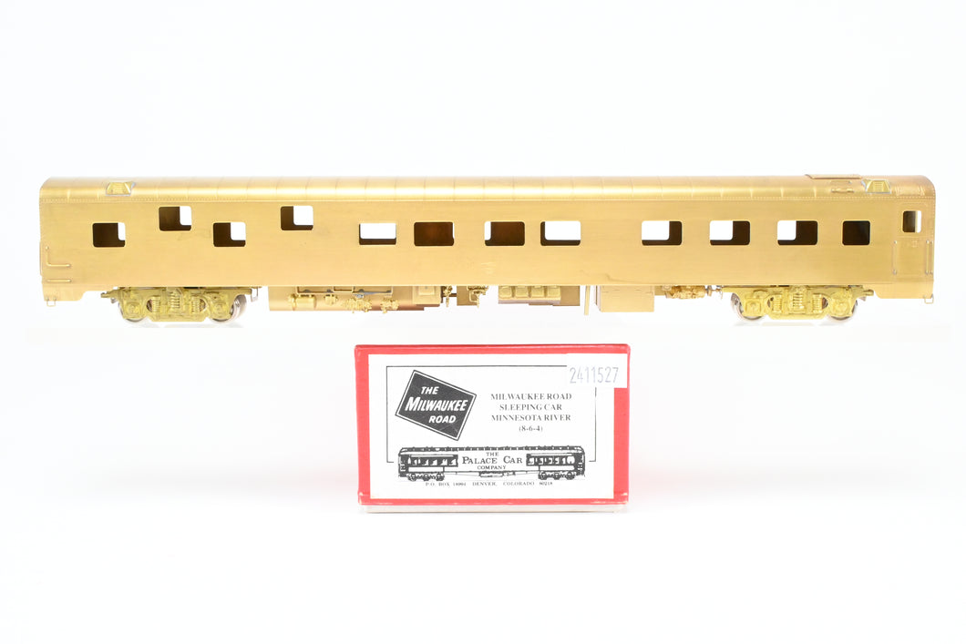 HO Brass The Palace Car Company MILW - Milwaukee Road PS 8-6-4 Sleeping Car 