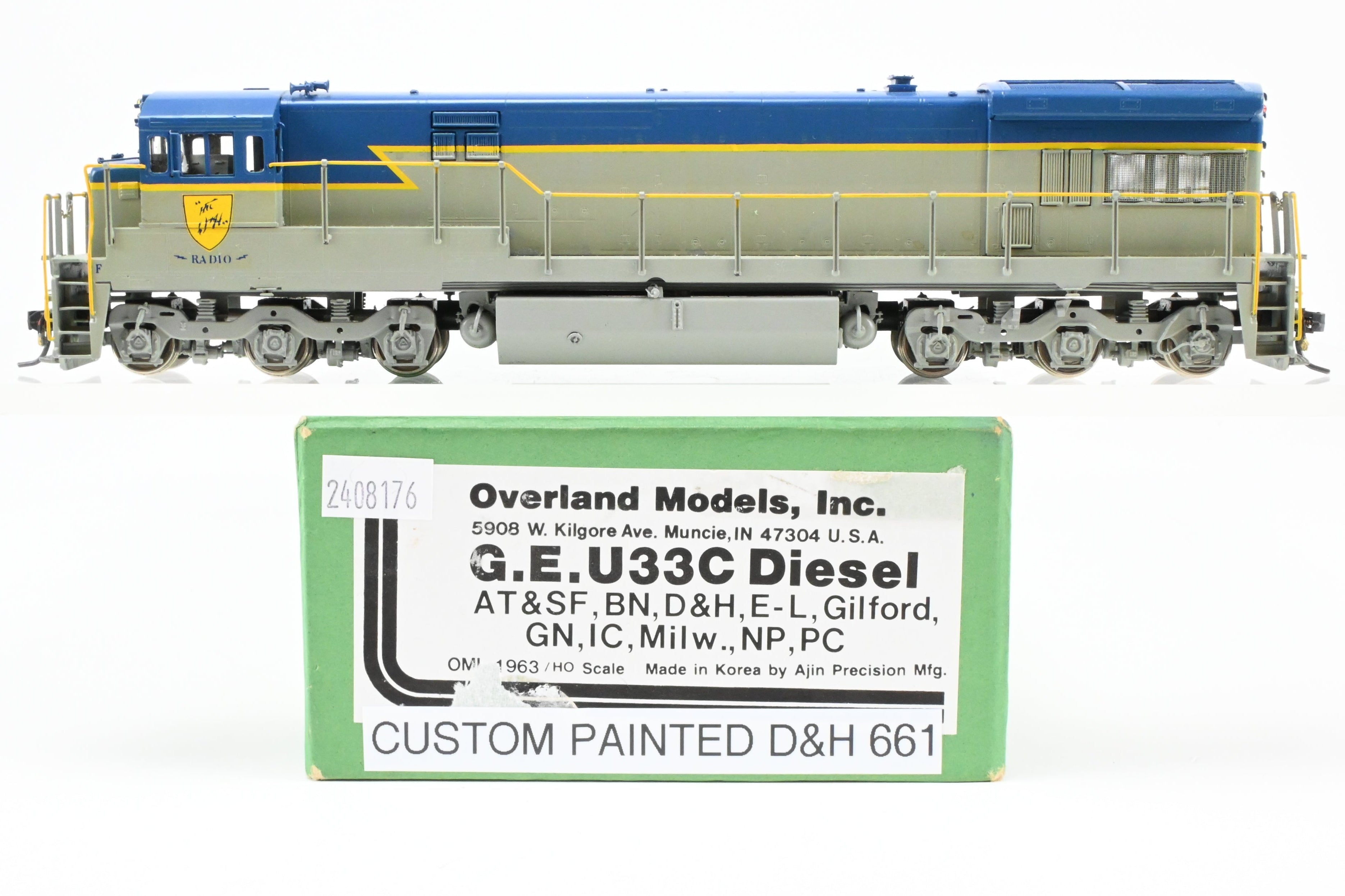HO Brass OMI - Overland Models Inc. D&H - Delaware & Hudson GE