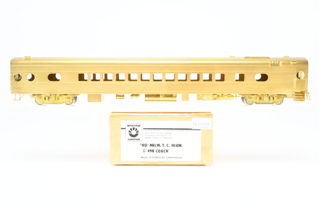 HO Brass Oriental Limited MILW - Milwaukee Road T. C. Hiawatha #498 Coach