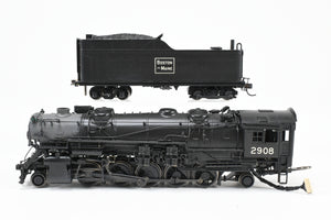 HO Brass NJ Custom Brass B&M - Boston & Maine 2-10-2 Class S-1B CP No. 2908 W/ Tsunami DCC & Sound