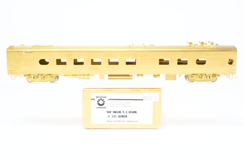 HO Brass Oriental Limited MILW - Milwaukee Road T. C. Hiawatha #121 Diner
