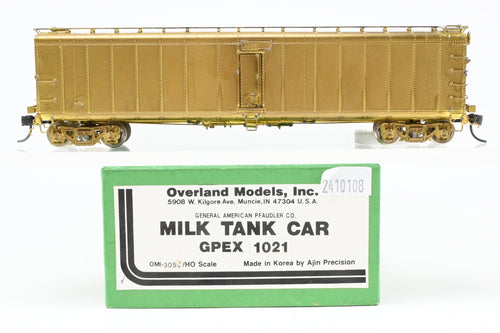 HO Brass OMI - Overland Models, Inc. Various Roads 50' GPEX 1021 Pfaudler Milk Tank Car