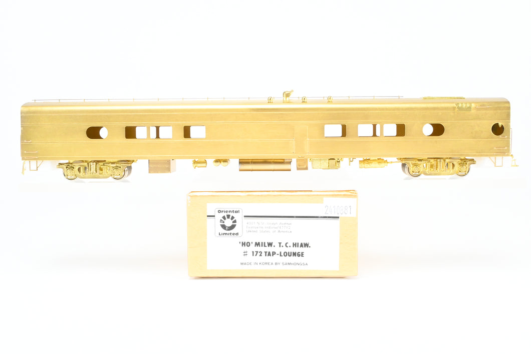 HO Brass Oriental Limited MILW - Milwaukee Road T. C. Hiawatha #172 Tap Lounge