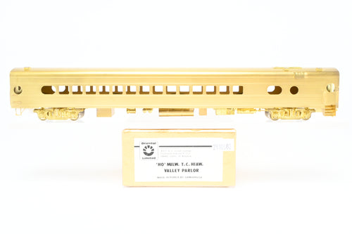 HO Brass Oriental Limited MILW - Milwaukee Road T. C. Hiawatha Valley Parlor Car