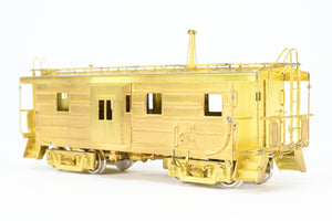 HO Brass OMI - Overland Models, Inc. MILW - Milwaukee Road Bay Window Caboose With Straight Trucks