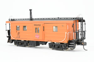 HO Brass OMI - Overland Models, Inc. MILW - Milwaukee Road Bay Window Caboose With Straight Trucks CP No. 991852