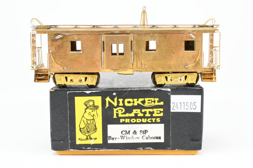 HO Brass NPP - Nickel Plate Products MILW - Milwaukee Road Smooth Side Bay Window Caboose