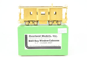HO Brass OMI - Overland Models, Inc. B&O - Baltimore & Ohio I-7 Bay Window Caboose #C2500 – 2507