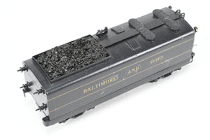 HO Brass NJ Custom Brass B&O - Baltimore & Ohio Class V-2 “Lord Baltimore” 4-6-4 TENDER ONLY Custom Painted NO BOX