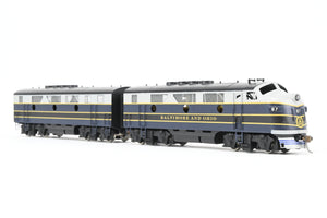 HO Brass Hallmark Models B&O - Baltimore & Ohio EMD F3 A/B Set Powered A Unpowered B CP