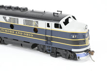 Load image into Gallery viewer, HO Brass Hallmark Models B&amp;O - Baltimore &amp; Ohio EMD F3 A/B Set Powered A Unpowered B CP
