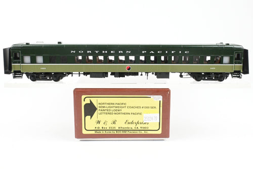 HO Brass W&R Enterprises NP - Northern Pacific Semi-Lightweight Coach #1300 Series Factory Painted 