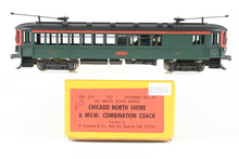 Load image into Gallery viewer, HO Brass Suydam CNS&amp;M - North Shore Line Interurban 251 Combination Coach Custom Painted No. 253
