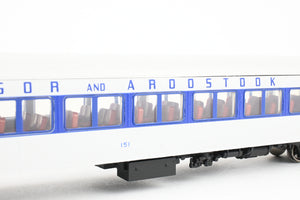 HO Rapido Trains Inc. BAR - Bangor & Aroostock Osgood - Bradley 10 Window Coach No. 151 Passenger Car