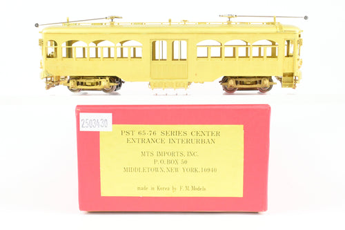 HO Brass MTS Imports PST - Philadelphia Suburban Transportation 65-76 Series Center Entrance Interurban