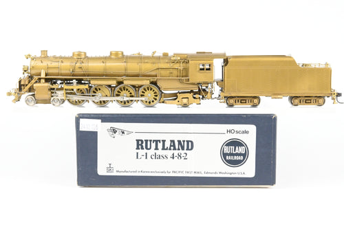 HO Brass PFM - SKI Rutland Railroad L-1 Class 4-8-2 Mountain