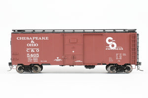 HO Brass ASM – American Scale Models C&O – Chesapeake & Ohio 1937 AAR Boxcar w/ Art Deco Ends FP No. 5465