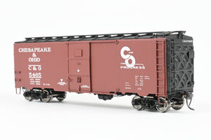HO Brass ASM – American Scale Models C&O – Chesapeake & Ohio 1937 AAR Boxcar w/ Art Deco Ends FP No. 5465