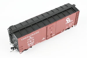 HO Brass ASM – American Scale Models C&O – Chesapeake & Ohio 1937 AAR Boxcar w/ Art Deco Ends FP No. 5465