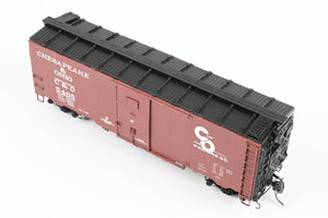 HO Brass ASM – American Scale Models C&O – Chesapeake & Ohio 1937 AAR Boxcar w/ Art Deco Ends FP No. 5465