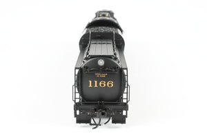 HO NEW Brass Hybrid BLI - Broadway Limited Imports C&O – Chesapeake & Ohio K-2 2-8-2 Mikado w/ 12-VC Tender FP #1166 w/ Smoke Paragon 4 Sound/DC/DCC