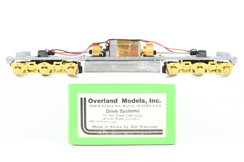 HO Brass OMI - Overland Models Inc. Various Roads Drive Systems For Rail Power Products EMD SD45 w/Low Mount Brake Cylinders