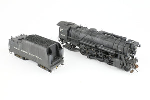 HO Brass LMB Models NYC - New York Central 2-8-2 H-10a Mikado Custom Painted and Heavily Weathered No. 2219