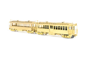 HO Brass WP Car Corp. BRT/BTU - Brooklyn Rapid Transit/Brooklyn Union Elevated 1200 With Trolley Poles