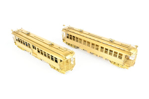 HO Brass WP Car Corp. BRT/BTU - Brooklyn Rapid Transit/Brooklyn Union Elevated 1200 With Trolley Poles