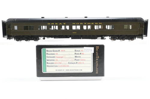 HO Brass CIL - Challenger Imports GN - Great Northern HW 52 Seat Coach Factory Painted No. 992 REPLACEMENT BOX