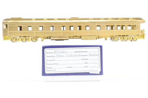 HO Brass Shoreham Shops ATSF - Santa Fe MILW - Milwaukee Road Pullman Plan 3950 3-2 Observation Lounge REBOXX