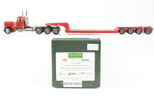 Load image into Gallery viewer, HO Brass CON CMC - Classic Mint Collectibles Peterbilt 379 4-Axle Tractor with Talbert 55SA Low Boy Trailer FP
