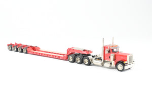 HO Brass CON CMC - Classic Mint Collectibles Peterbilt 379 4-Axle Tractor with Talbert 55SA Low Boy Trailer FP