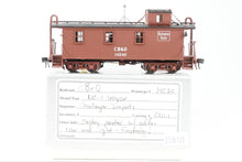 Load image into Gallery viewer, HO Brass CIL - Challenger Imports CB&amp;Q - Burlington Route Wood Waycar 28 ft. Class NE-1 FP No. 14240 w/ Added Marker Light REBOXX
