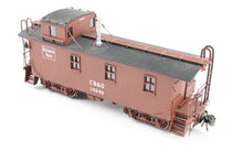 Load image into Gallery viewer, HO Brass CIL - Challenger Imports CB&amp;Q - Burlington Route Wood Waycar 28 ft. Class NE-1 FP No. 14240 w/ Added Working Marker Light REBOXX
