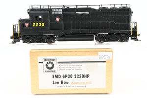 HO Brass Oriental Limited PRR - Pennsylvania Railroad EMD GP30 2250 HP Low Hood Phase II w/ Trainphone Antenna FP