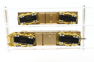 HO Brass Oriental Limited PRR - Pennsylvania Railroad EMD F7A/F7B Set PH I PRR Version w/ Trainphone Antenna