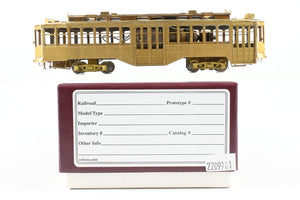 HO Brass Fairfield Models Pittsburgh Railway Double End REBOXX

