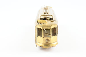 HO Brass Fairfield Models Pittsburgh Railway Co. Double Ended Jones Trolley REBOXX Box MISSING POLES