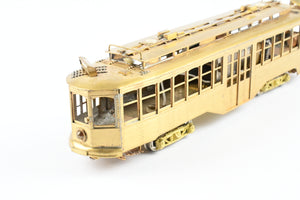 HO Brass Fairfield Models Pittsburgh Railway Co. Double Ended Jones Trolley REBOXX Box MISSING POLES