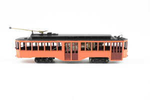 HO Brass Fairfield Models Pittsburgh Railway Co. Single Ended Jones Trolley Car CP Not Lettered