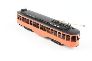 HO Brass Fairfield Models Pittsburgh Railway Co. Single Ended Jones Trolley Car CP Not Lettered
