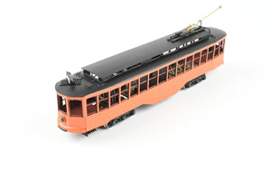 HO Brass Fairfield Models Pittsburgh Railway Co. Single Ended Jones Trolley Car CP Not Lettered