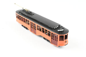 HO Brass Fairfield Models Pittsburgh Railway Co. Single Ended Jones Trolley Car CP Not Lettered