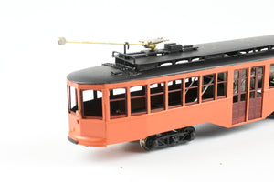 HO Brass Fairfield Models Pittsburgh Railway Co. Single Ended Jones Trolley Car CP Not Lettered