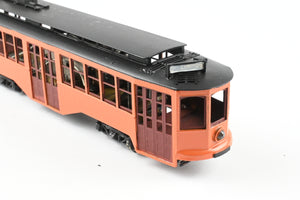 HO Brass Fairfield Models Pittsburgh Railway Co. Single Ended Jones Trolley Car CP Not Lettered