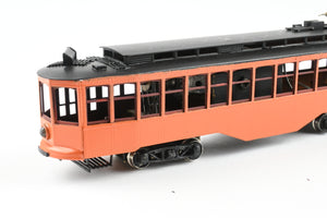 HO Brass Fairfield Models Pittsburgh Railway Co. Single Ended Jones Trolley Car CP Not Lettered