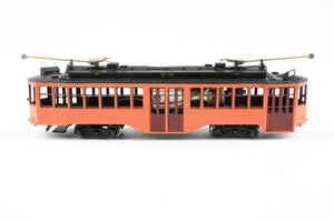 HO Brass Fairfield Models Pittsburgh Railway Co. Double End Trolley CP Not Lettered